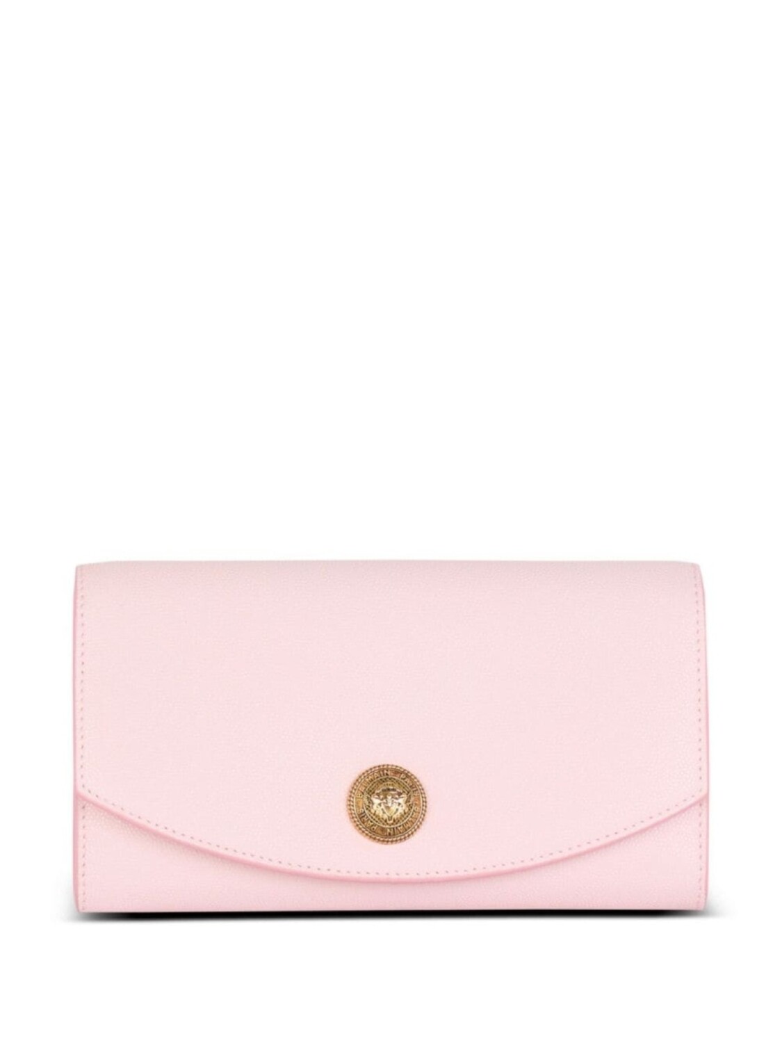 

Balmain сумка-клатч из кожи Emblème, розовый