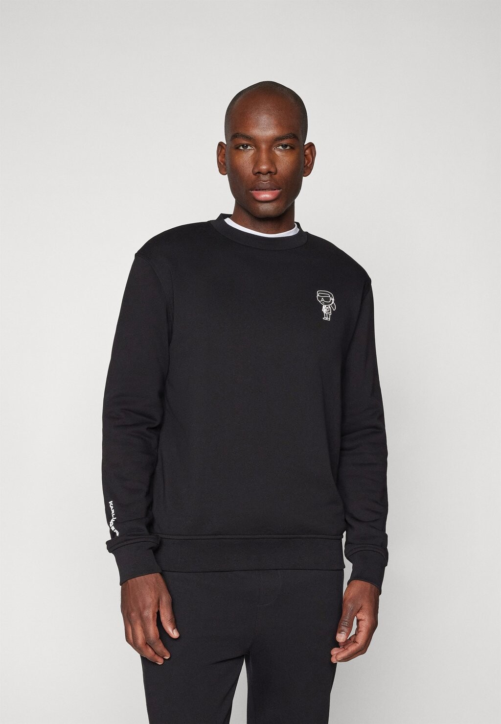 

Свитер Crewneck KARL LAGERFELD, черный