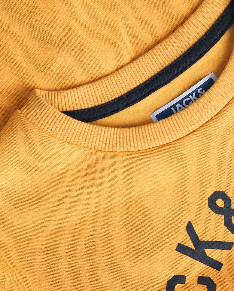 

Толстовка для мальчика с круглым вырезом Jack & Jones, горчичный