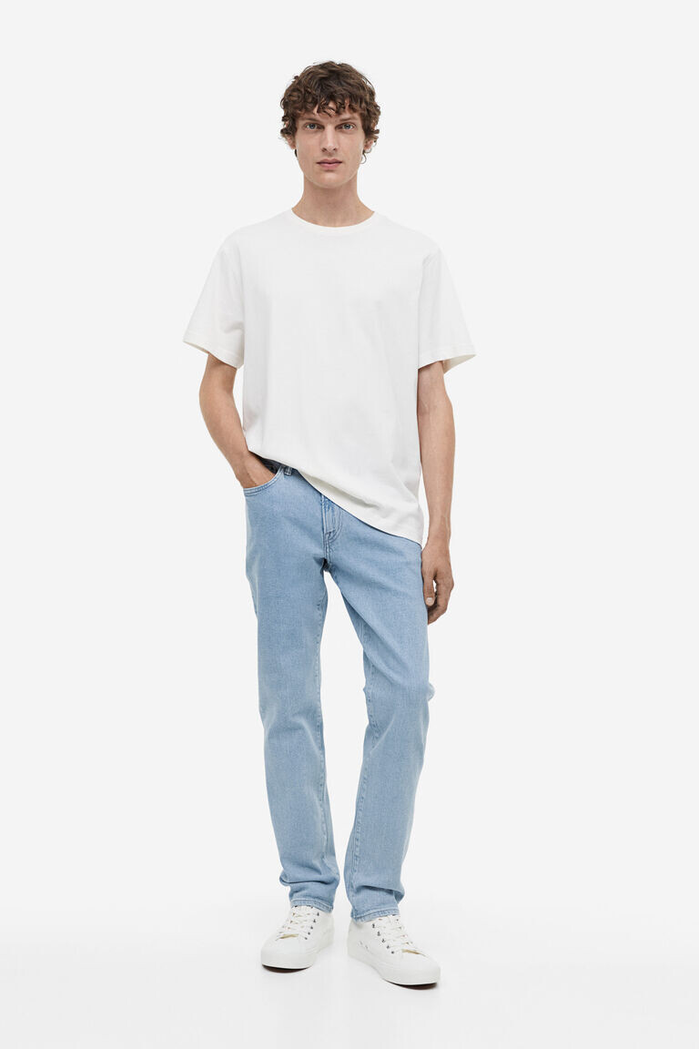 

Прямые джинсы стандартного кроя H&M, синий
