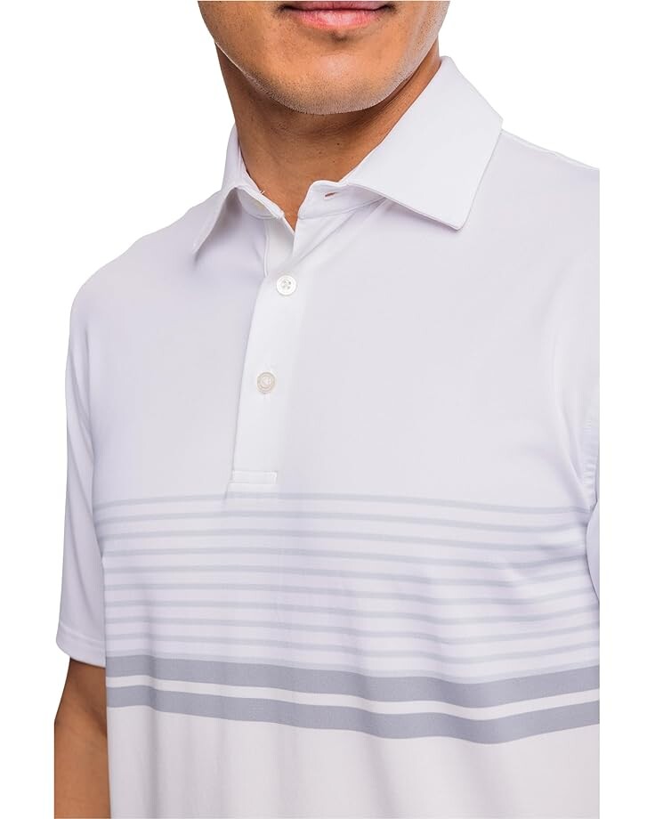 

Поло Southern Tide Driver Wildwood Stripe Polo, цвет Classic White