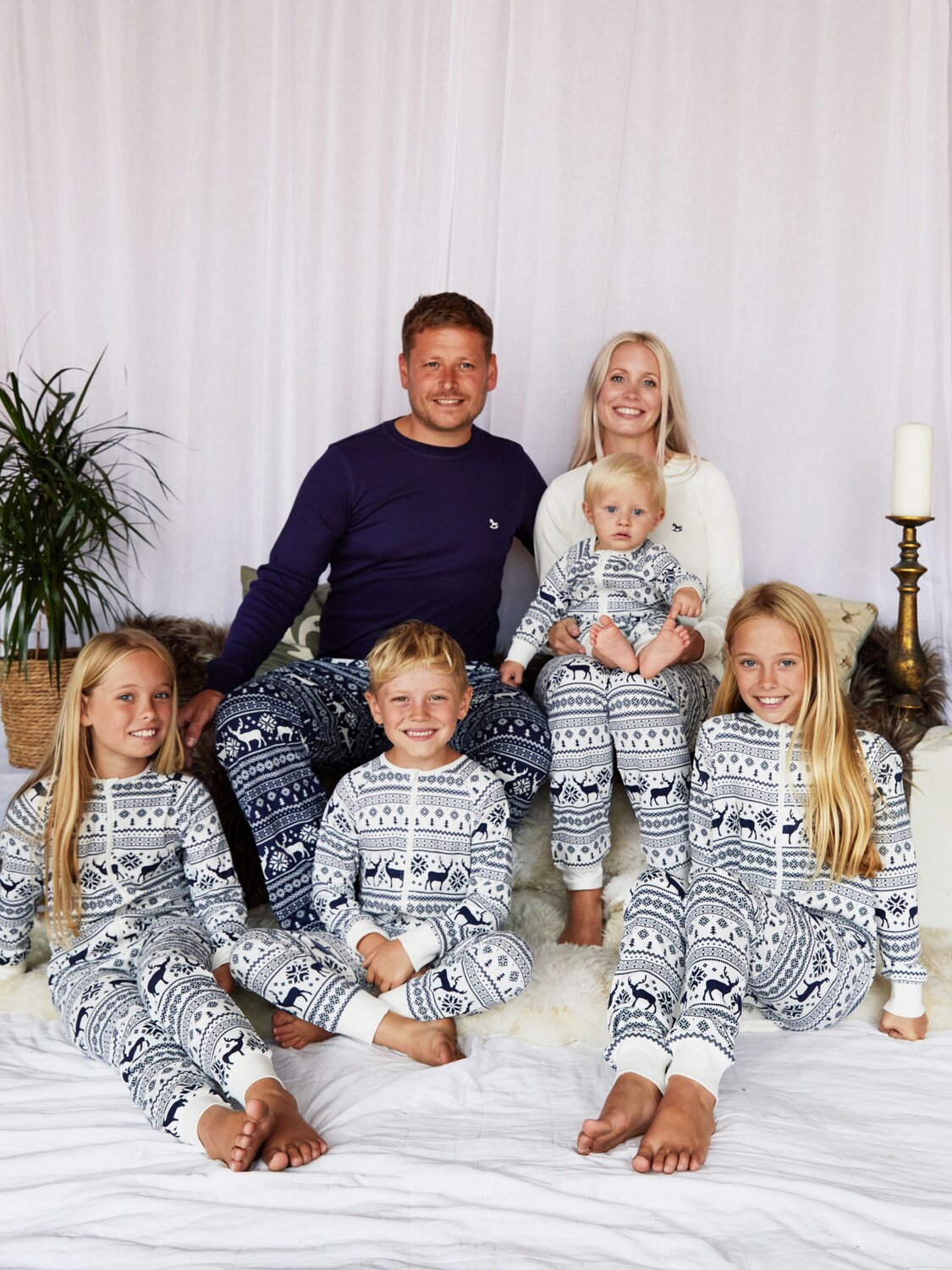 

Комбинезон для сна Little Tailor Baby Christmas Fairisle, кремовый