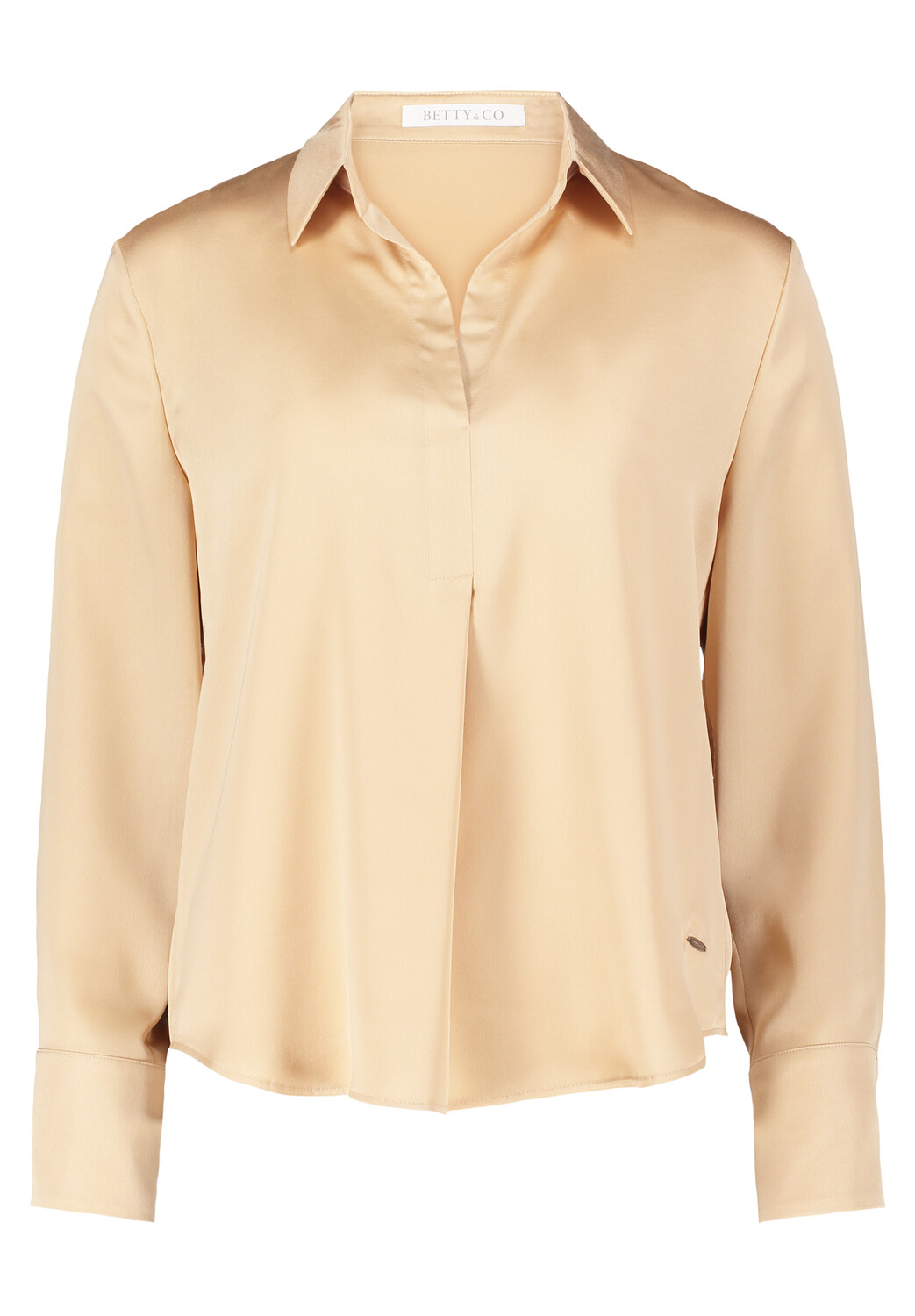 

Блуза BETTY & CO Satin unifarben, бежевый