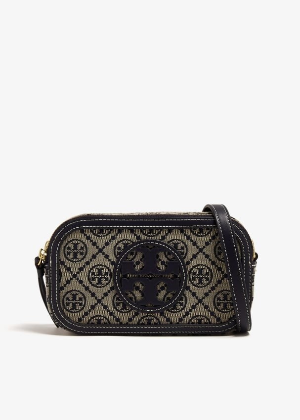 

Сумка кросс-боди Tory Burch Miller T Monogram Mini, рисунок