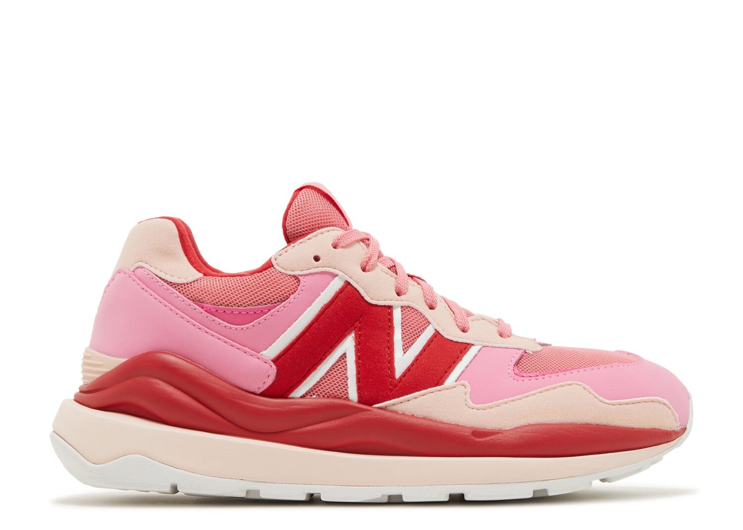 

Кроссовки New Balance 57/40 Big Kid 'Vibrant Pink Team Red', розовый