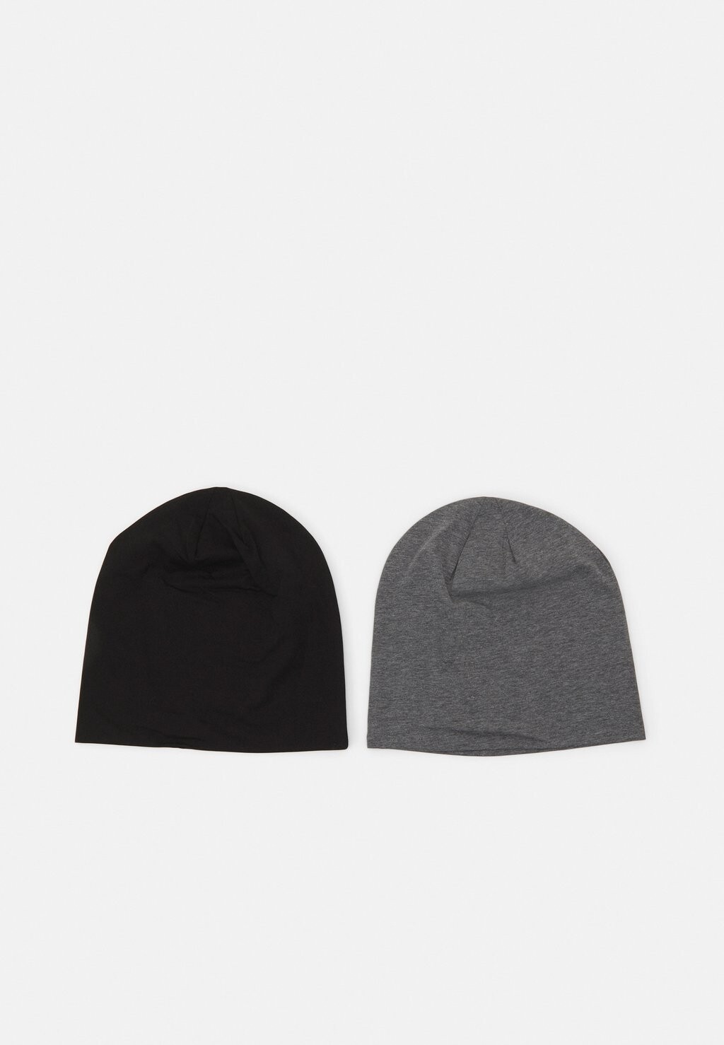 

Шапка-бини Pier One 2 ПАКЕТА УНИСЕКС, цвет black/grey