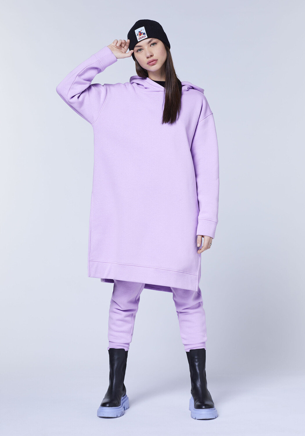 

Толстовка Chiemsee Long Hoodie, цвет Hell Lila