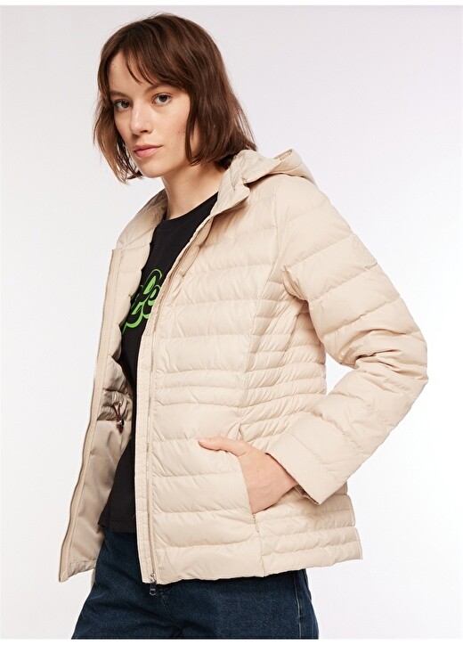 

Бежевое женское пальто Tommy Hilfiger, Бежевый
