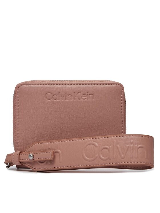 

Большой женский кошелек Calvin Klein, розовый