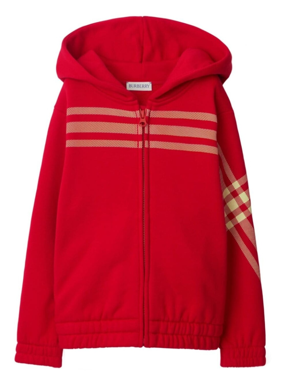 

Burberry Kids худи в клетку, красный