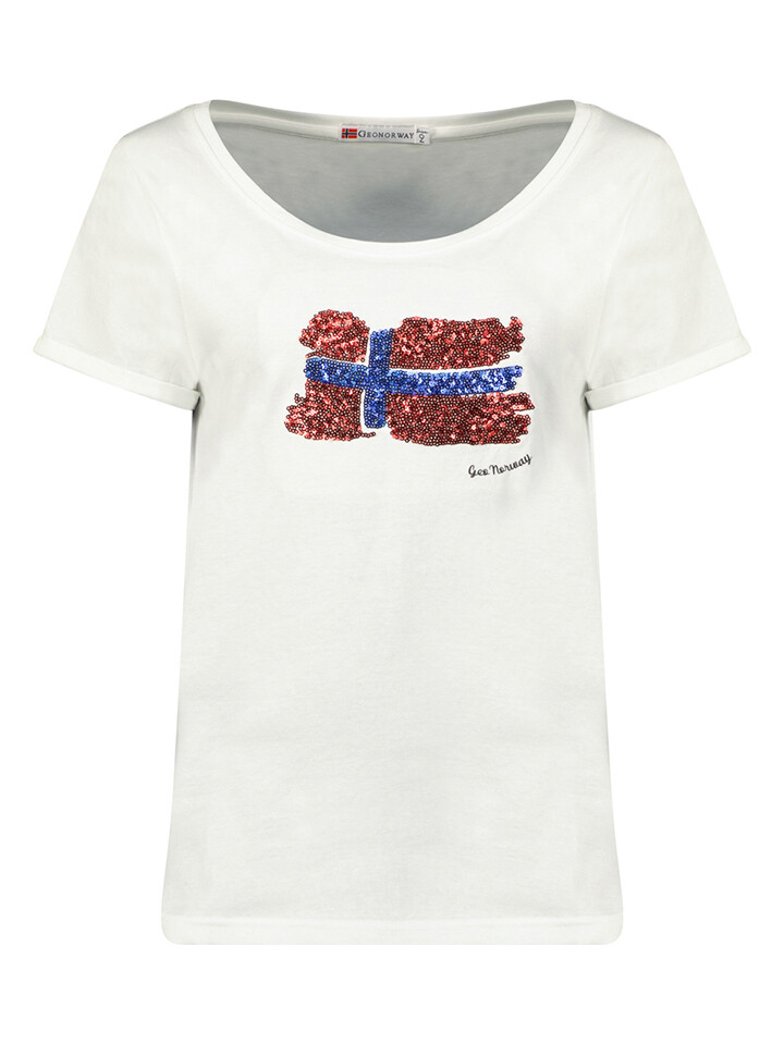 

Футболка Geographical Norway Jarbara, белый