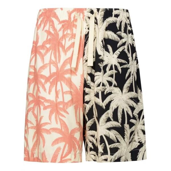 

Шорты viscose bermuda shorts Palm Angels, мультиколор
