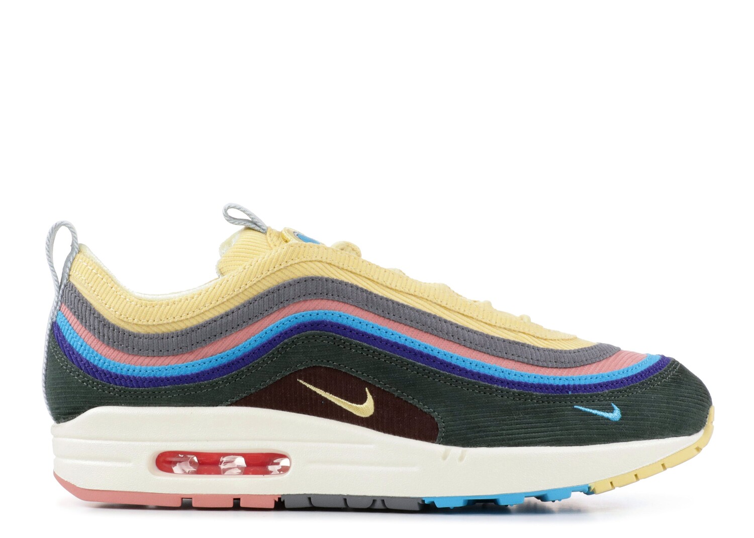 

Кроссовки Nike Sean Wotherspoon X Air Max 1/97, разноцветный