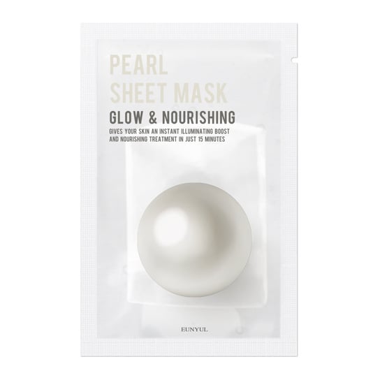 Осветляющая и питательная тканевая маска с жемчугом 22мл Eunyul Pearl Sheet Mask