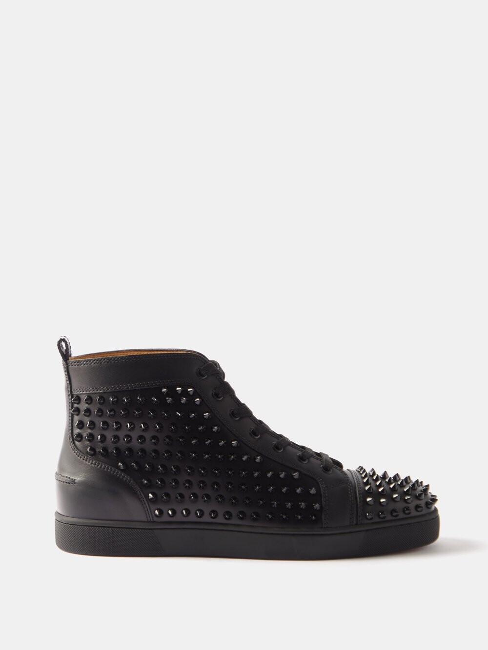 

Высокие кроссовки louis с шипами Christian Louboutin, черный