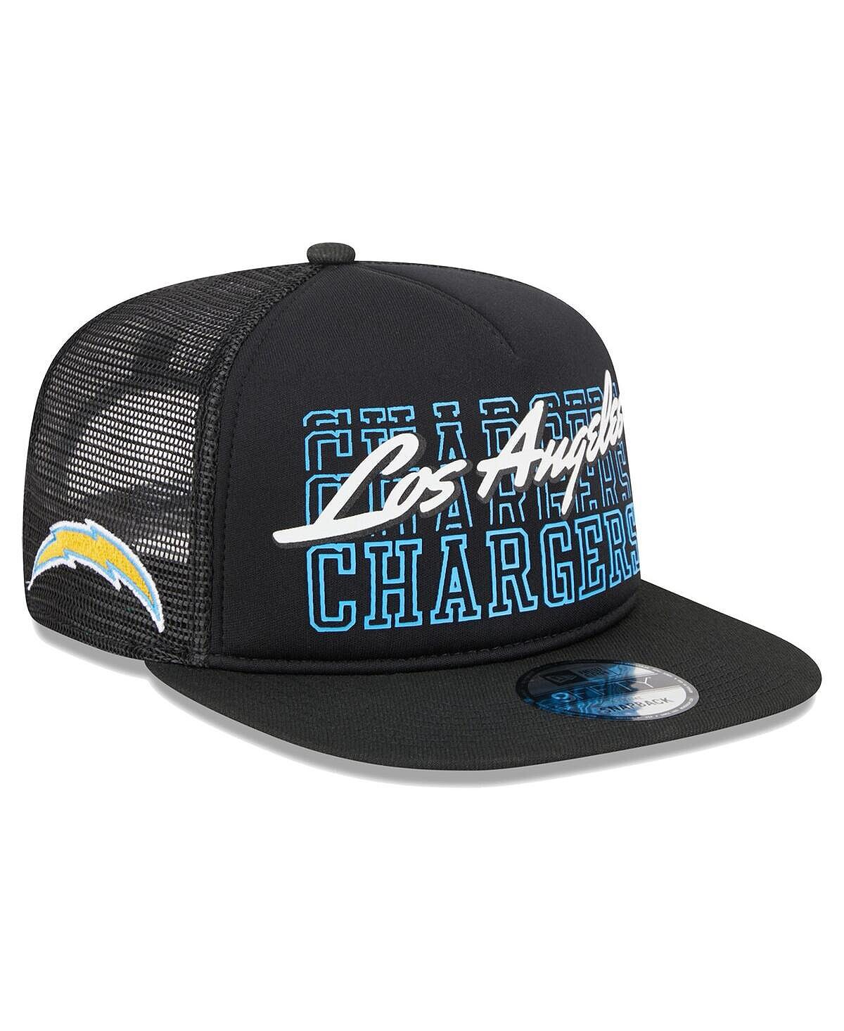 

Мужская черная бейсболка Los Angeles Chargers Instant Replay 9FIFTY Snapback New Era