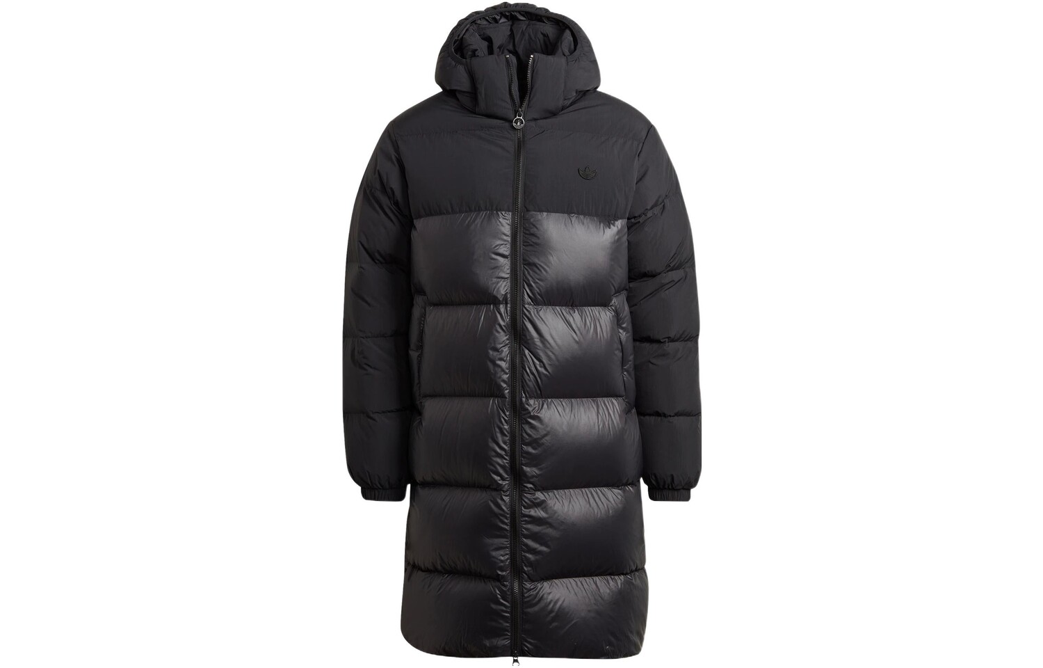 

Пуховик длинный Adidas Originals Patchwork, черный