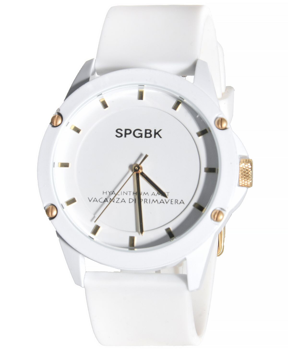 

Часы унисекс Edgewood, белый силиконовый ремешок, 44 мм SPGBK Watches