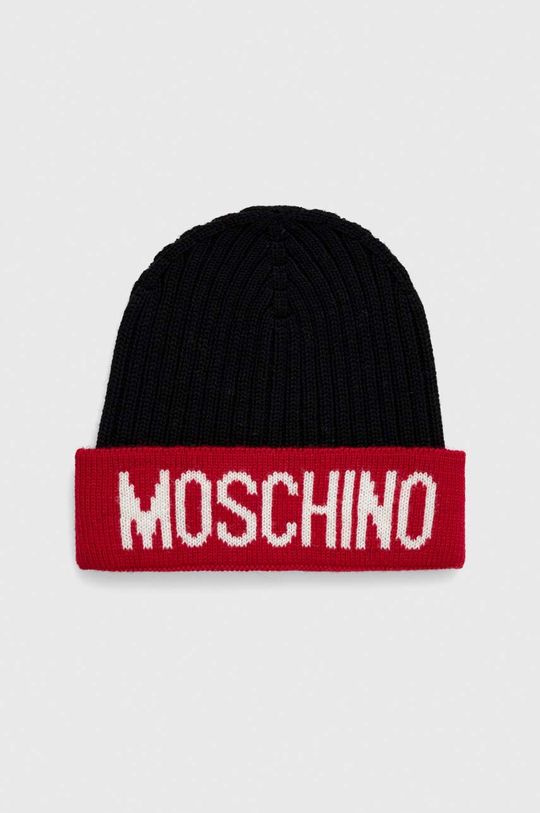 Шерстяная шапка Moschino, красный
