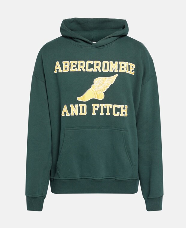 

Худи с капюшоном Abercrombie & Fitch, зеленый