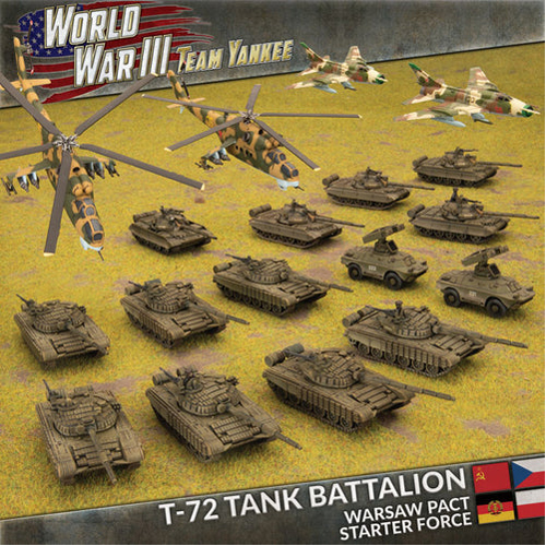 Фигурки Warsaw Pact Starter Force – T-72M Panzer Battalion Plastic