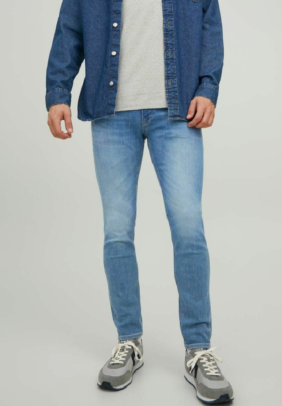 

Джинсы узкого кроя Jack & Jones, синий деним