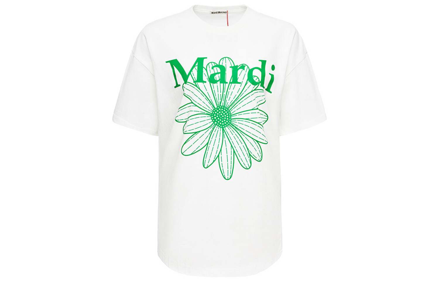 

Футболка женская Mardi Mercredi, цвет White and red print