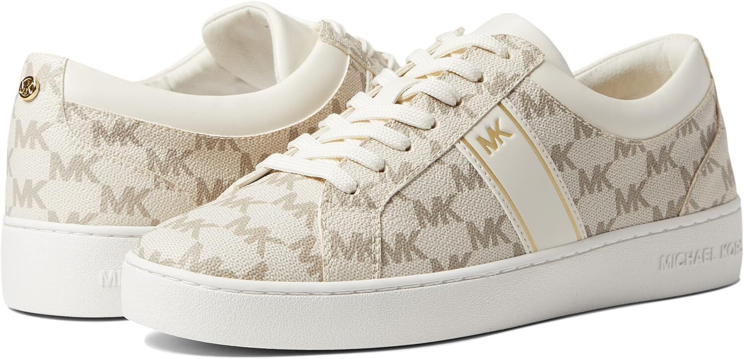 

Кроссовки Juno Stripe Lace-Up MICHAEL Michael Kors, цвет Vanilla