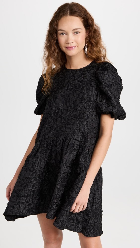 

Платье endless rose Puff Sleeve Drop Waist, черный