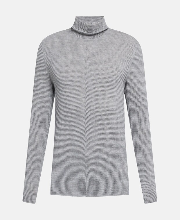 

Джемпер из мериносовой шерсти Hannes Roether, цвет Medium Grey
