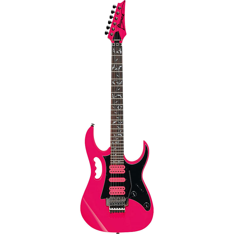 цена Электрогитара Ibanez JEMJRSPPK Steve Vai Signature Jem Jr Guitar - Pink