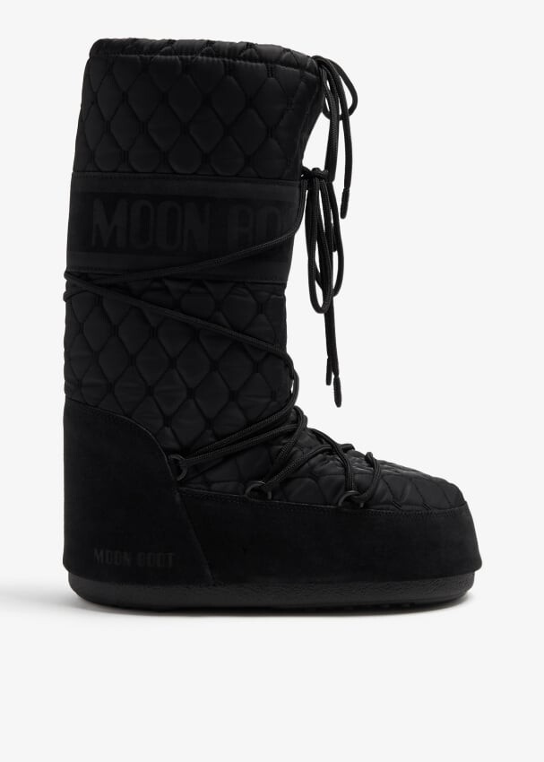 

Ботинки Moon Boot Icon Quilted, черный