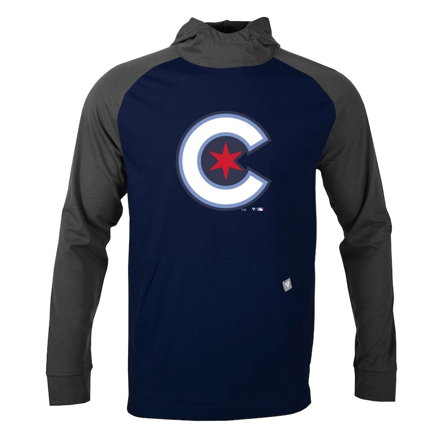 

Пуловер с капюшоном Levelwear Chicago Cubs, нави