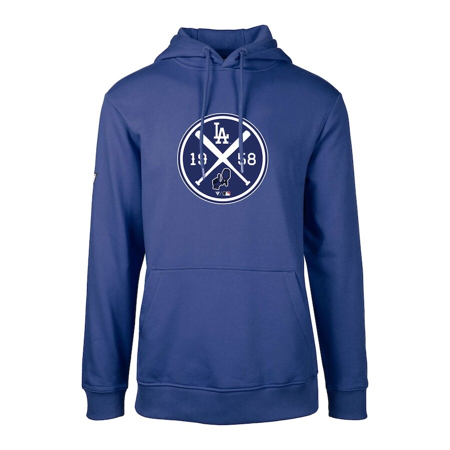 

Пуловер с капюшоном Levelwear Los Angeles Dodgers, роял