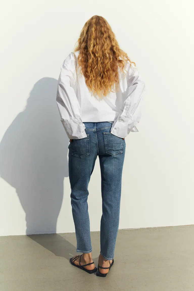 

Узкие джинсы до щиколотки H&M, синий
