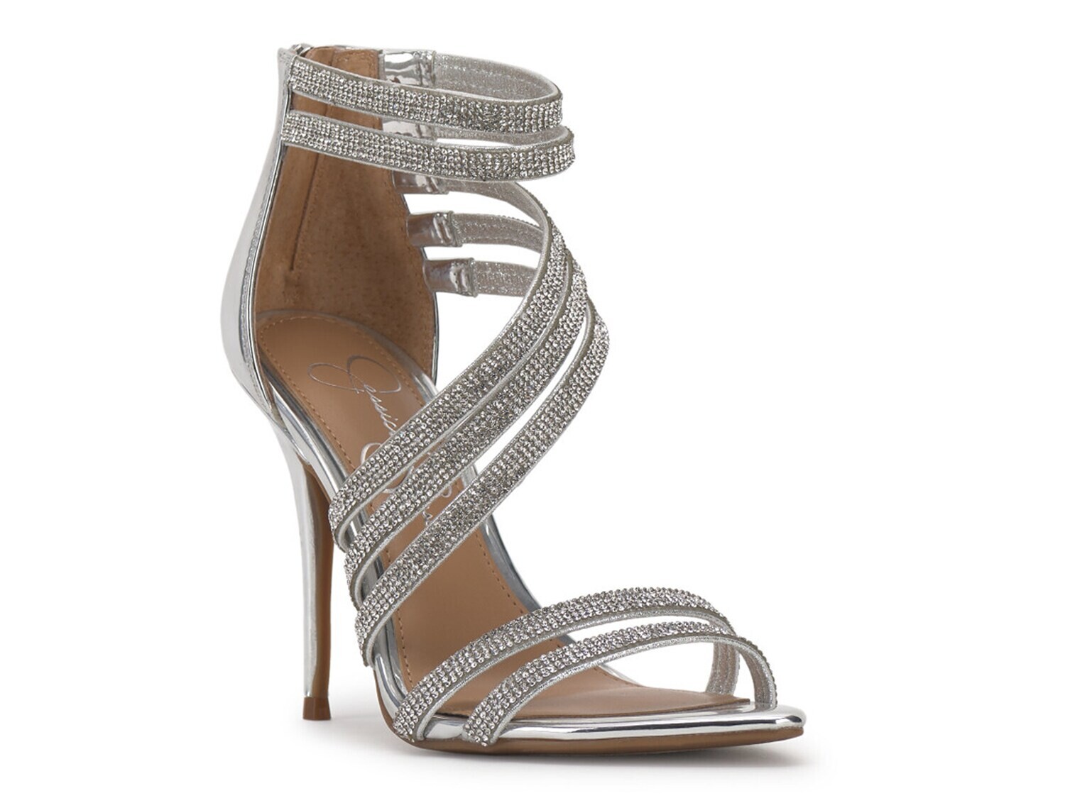 

Сандалии Jessica Simpson Winifield, серебряный