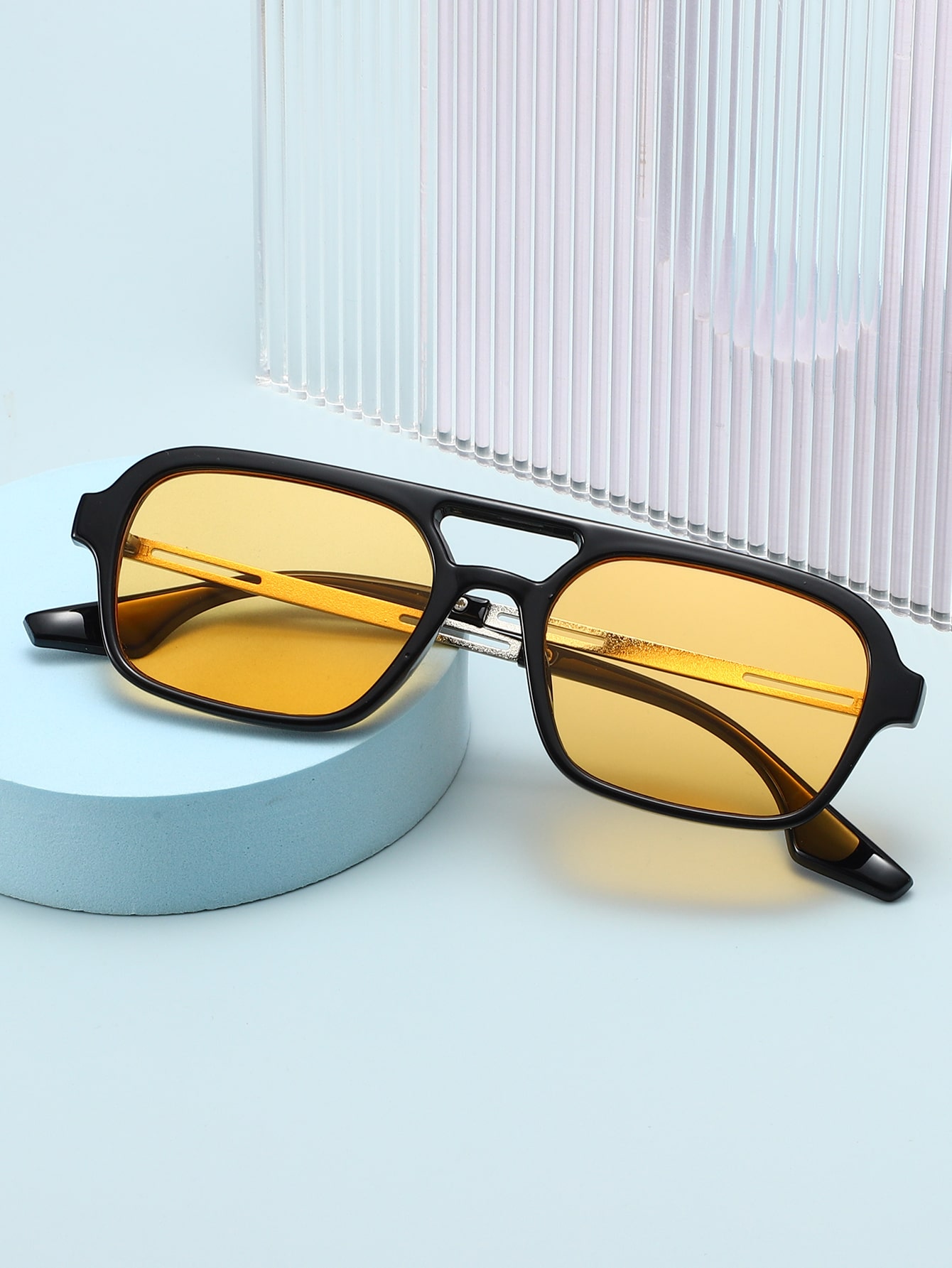 Модные модные очки в квадратной оправе с тонированными линзами 200 шт упаковка бумажные наклейки в винтажном стиле