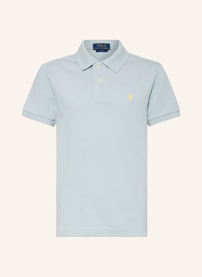 

Рубашка-поло из пике Polo Ralph Lauren, синий