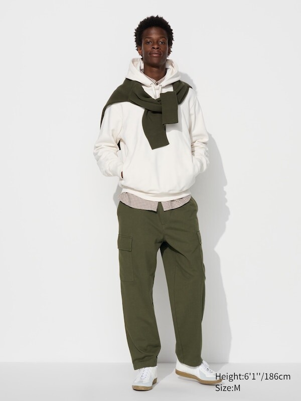 

Легкие брюки-карго из джерси Uniqlo, зеленый