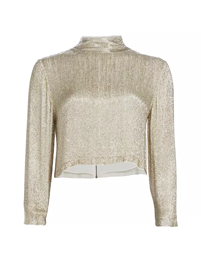 

Двусторонний металлический топпер Twp, цвет silver lined clear ivory