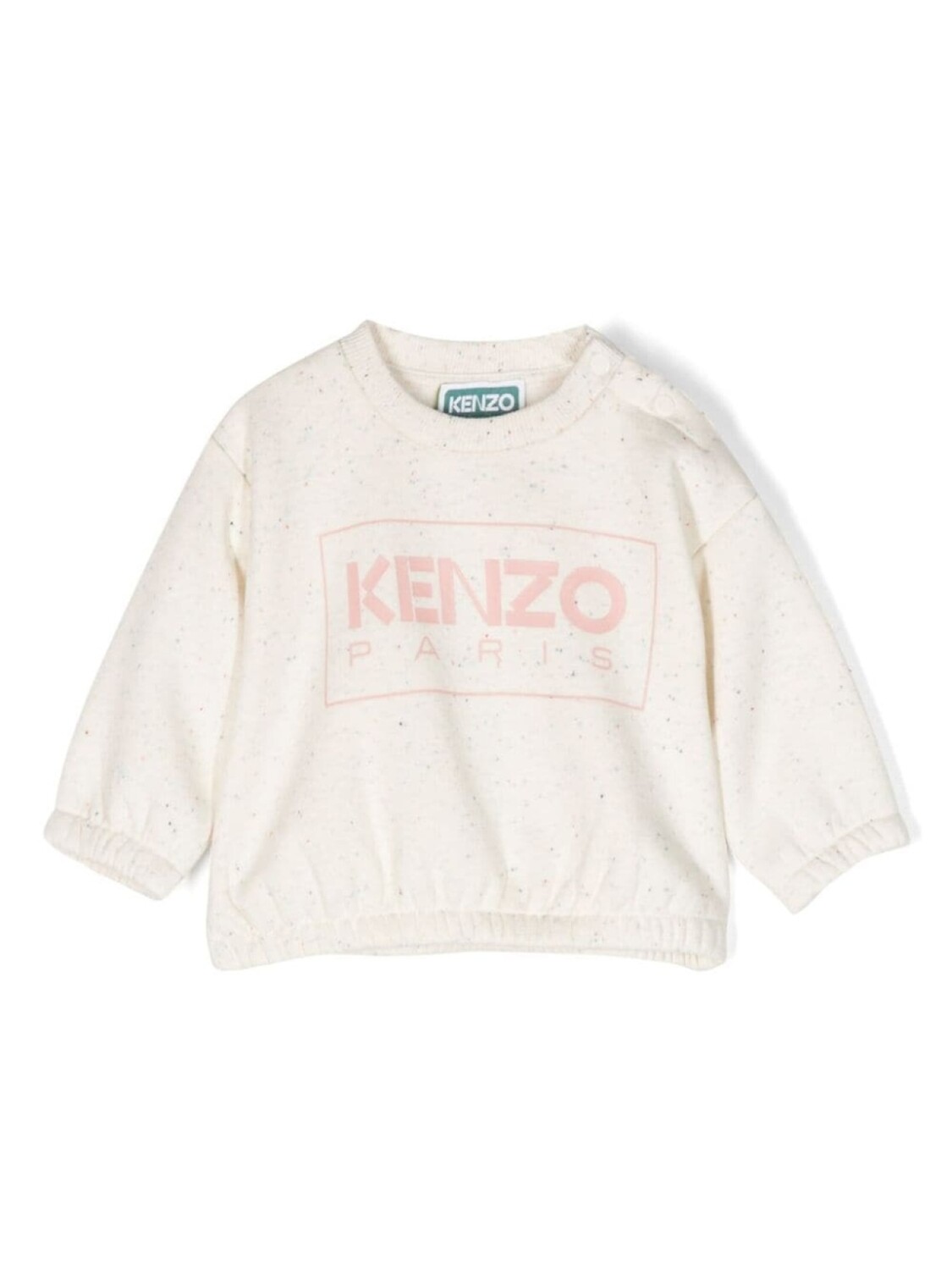 

Kenzo Kids толстовка с логотипом, нейтральный цвет