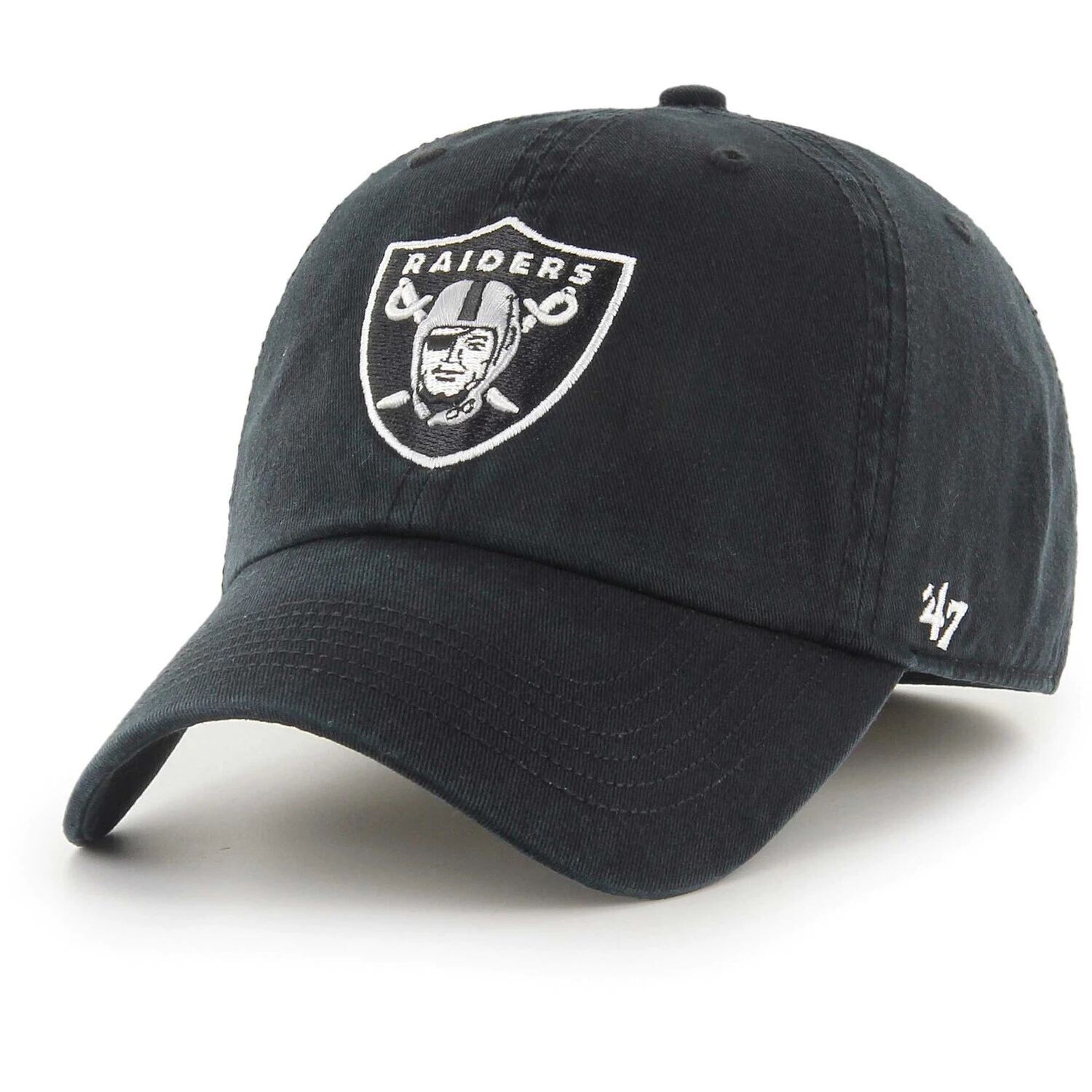 

Мужская черная регулируемая кепка с логотипом франшизы Las Vegas Raiders '47