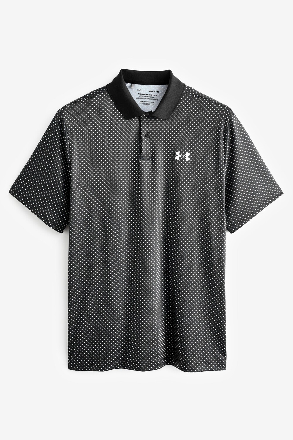 

Рубашка-поло Golf Performance 30 с принтом Under Armour, черный