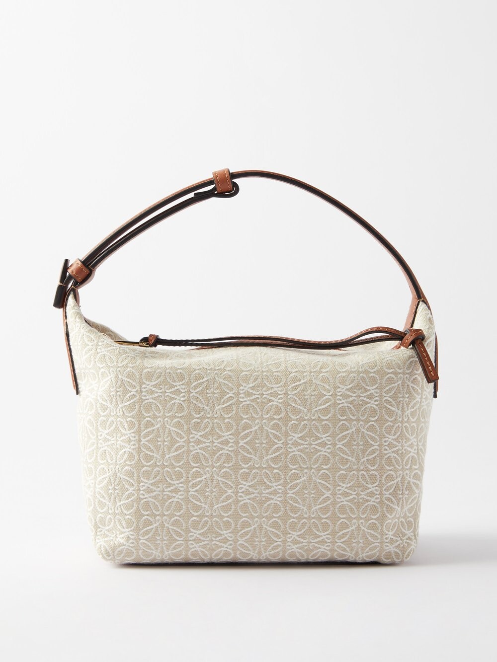 

Сумка через плечо cubi anagram из жаккарда и кожи LOEWE, бежевый