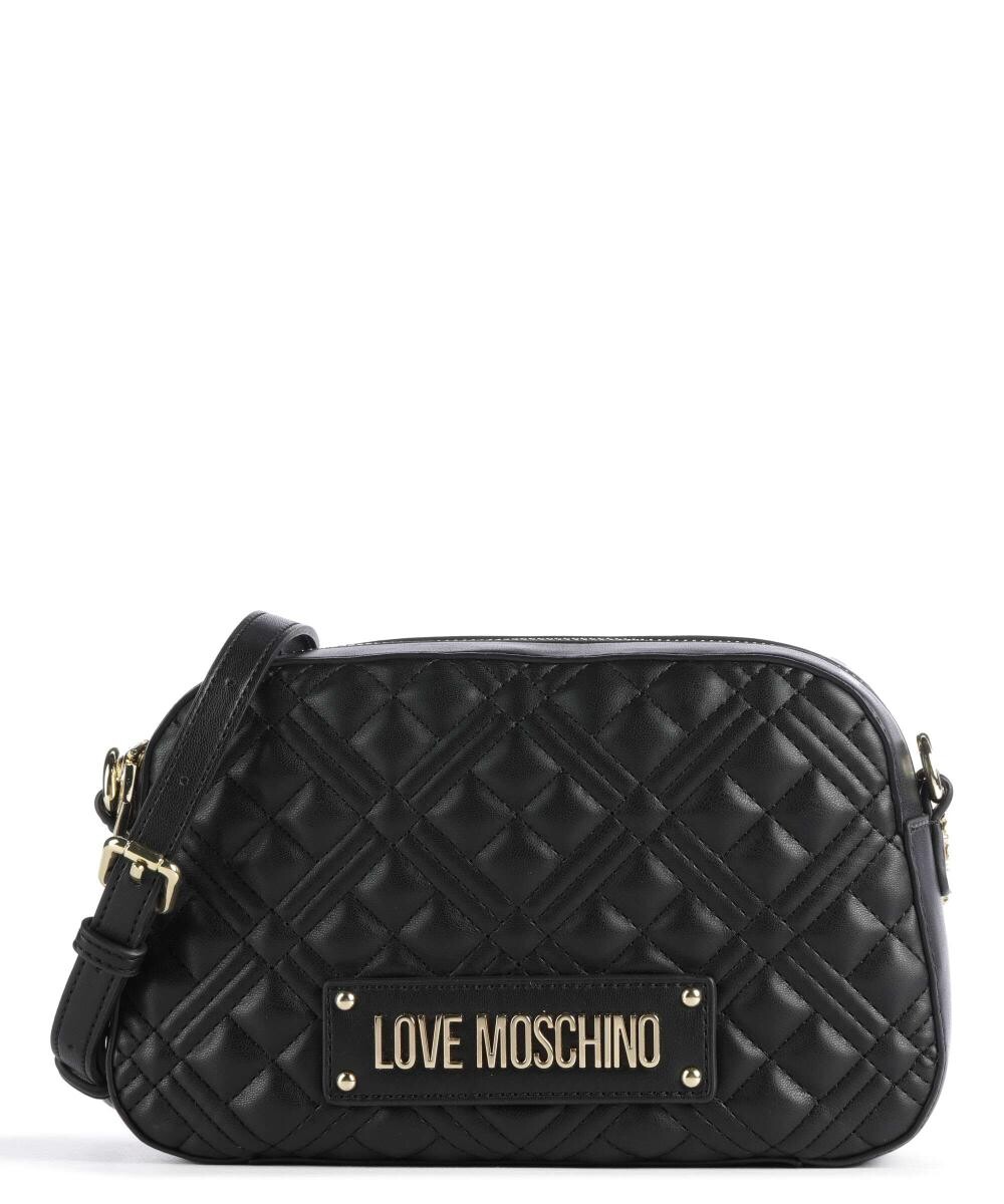 

Стеганая сумка через плечо из искусственной кожи Love Moschino, черный