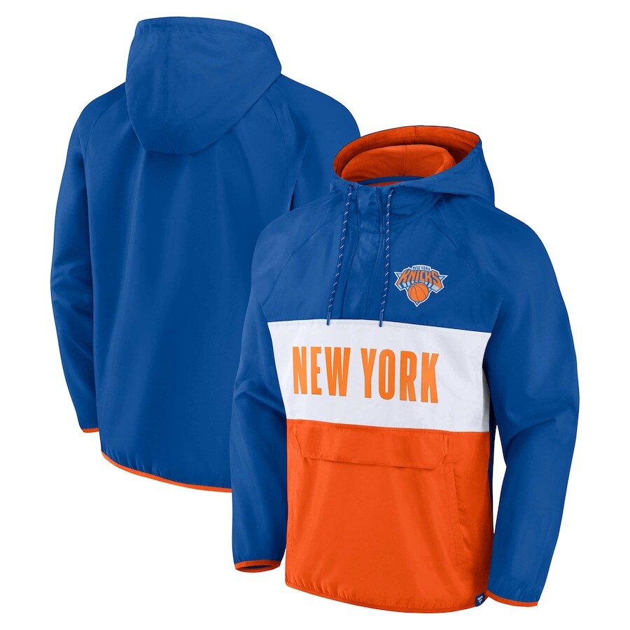 

Толстовка на молнии Fanatics Branded New York Knicks, роял