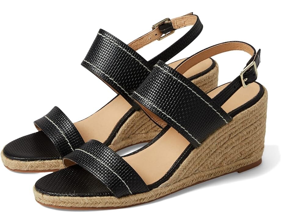 цена Туфли Jack Rogers Sunset Wedge, цвет Embossed Weave Black