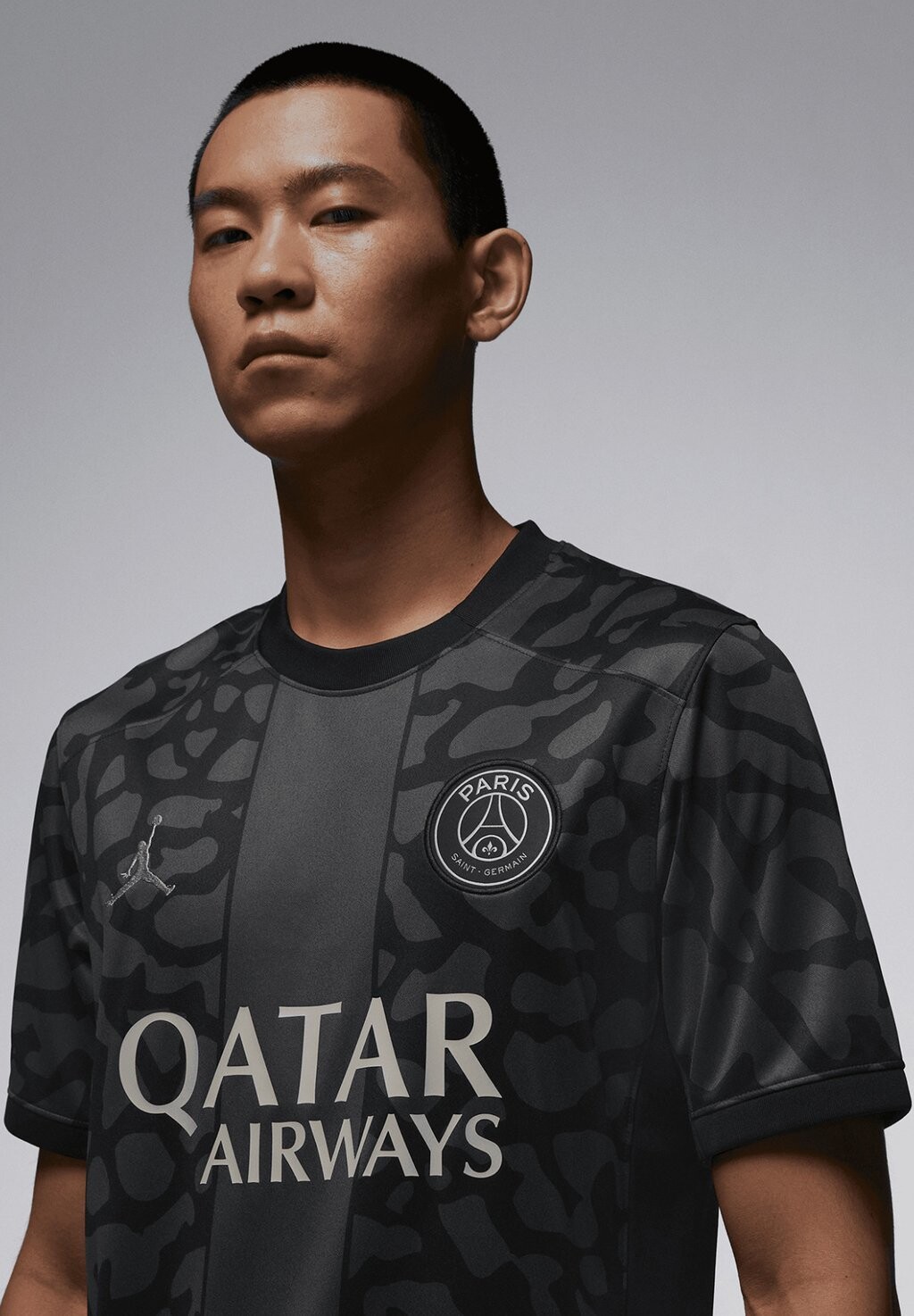 Футболка Paris St Germain Stadium Ss 3Rd Nike, цвет grauschwarz