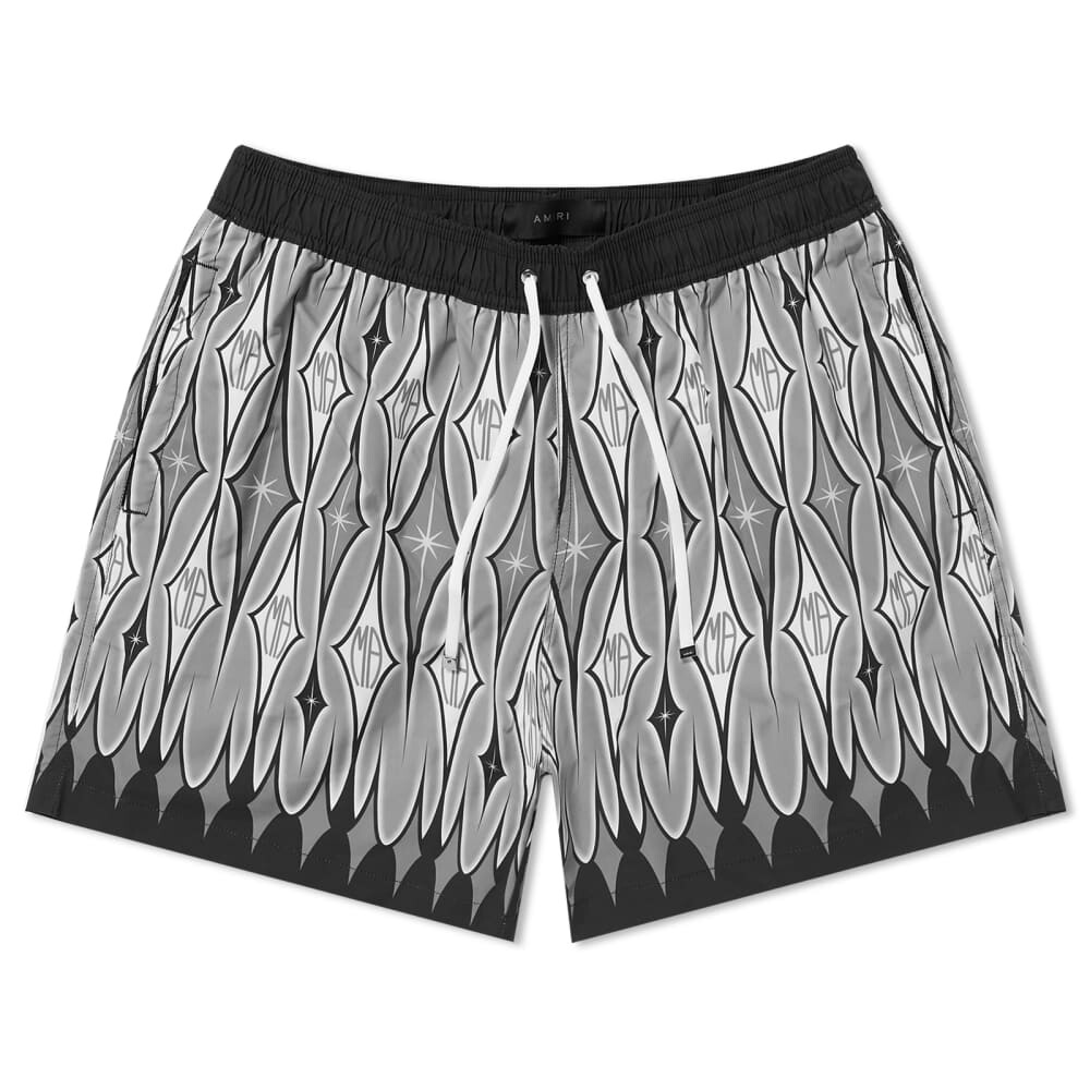 

AMIRI Шорты для плавания с узором Argyle, черный