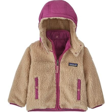 Двусторонняя куртка Tribbles с капюшоном — для мальчиков (для малышей) Patagonia, цвет Sound Blue цена и фото